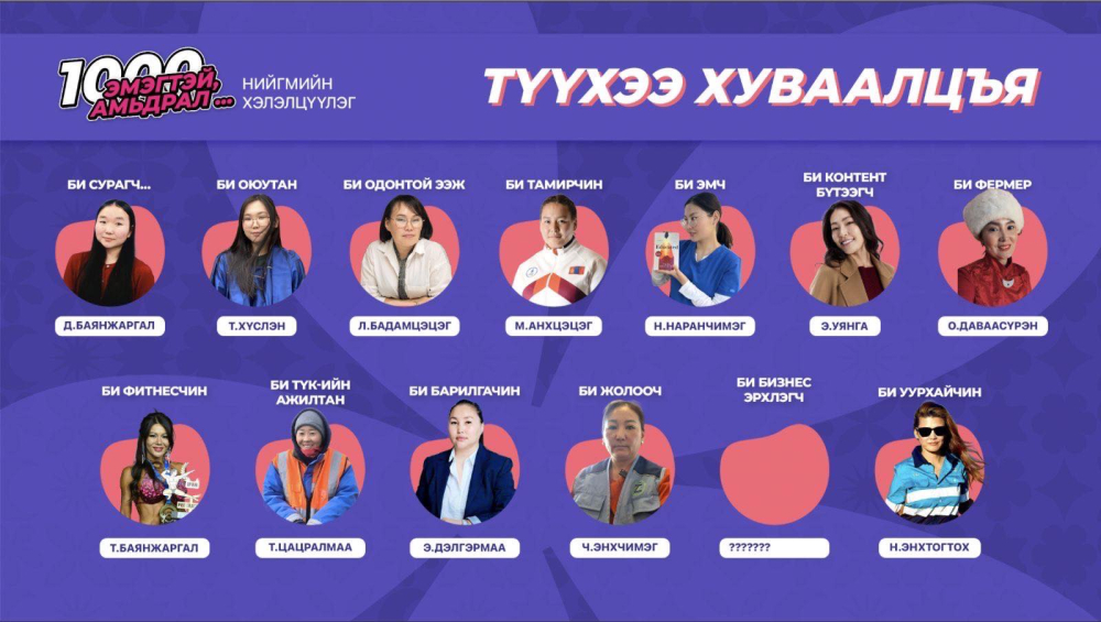 “1000 эмэгтэй-1000 амьдрал” нөлөөллийн аяны хүрээнд үндэсний хэлэлцүүлэг болж, 1000 эмэгтэй чуулав
